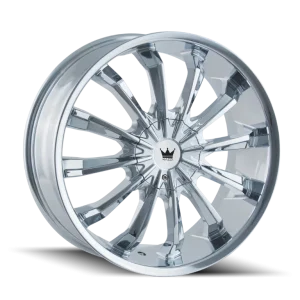 Mazzi – FUSION – Chrome – 22″x9.5″ 35mm – Summer Wheels – 341-22904C